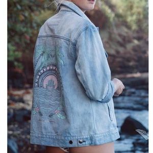 Spiritual Gangster Hamsa Denim Jacket S